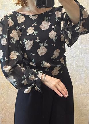 Блузка шифонова zara