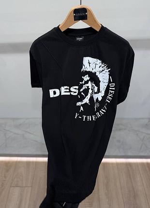 Футболка бавовна чорна біла