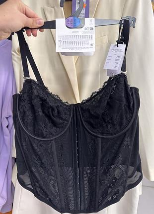 Корсет чорний
