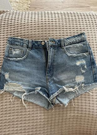Джинсові шорти zara