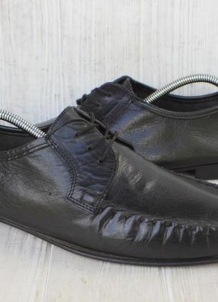 М'які туфлі alessadro baroni шкіра італія 45р туфли