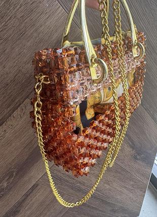 Сумка з намистин ручної роботи