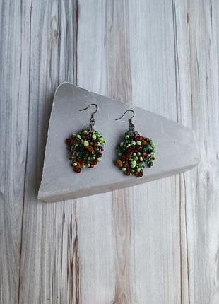 Серьги из бисера