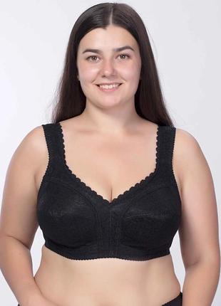 Бюстгальтер з м'якими чашками без кісточок з широкими посиленими бретелями