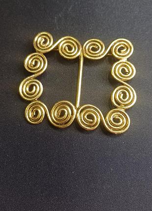 Большая винтажная брошь