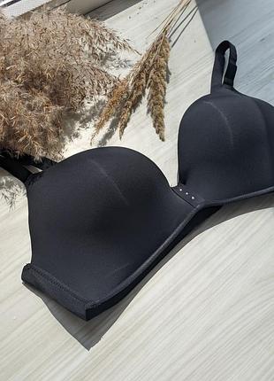 Бесшовный бюстгалтер без косточек и пуш-ап кружево на чашках бюст бра лиф лифчик 95, 100 d д