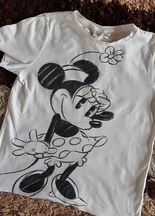 Хлопковая футболка h&m.