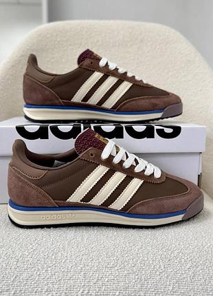 ⚫️adidas sl 72 blue brown 4
