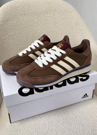 ⚫️adidas sl 72 blue brown 2