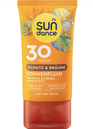 Солнцезащитный флюид для загара sundance sonnenfluid gesicht schutz &amp; bräune lsf 30 50 мл