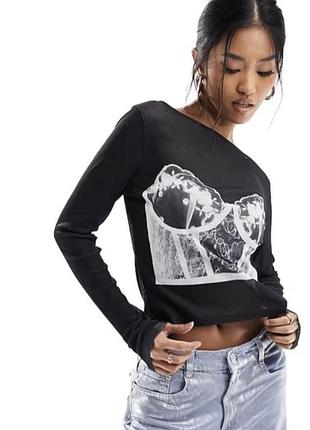 Топ імітація корсету