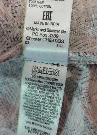 Сорочка короткий рукав marks&spenser 5