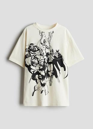 Футболка свободного кроя с принтом от h&amp;m