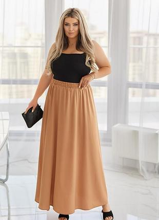 Юбка однотонная 42-46,48-52,54-58, 60-64