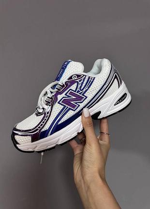 New balance 740
white / purple metallic premium