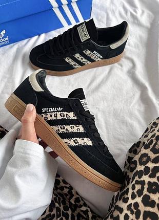 Кросівки жіночі handball spezial 'black wonder leopard'