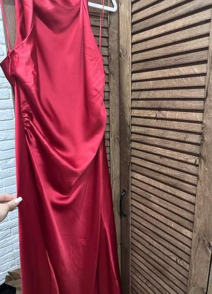 Крута сатинова сукня zara5 фото