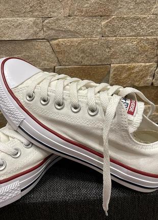 Кеди білі низькі converse оригінал
