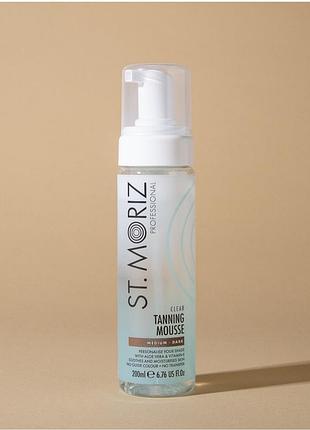 Автобронзат-мусс st. moriz pro clear mousse