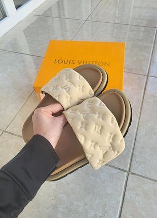 Шлепанцы loui vuitt sunset flat comfort sandal