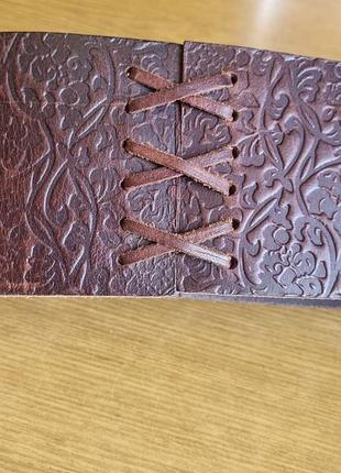 Шкіряний пояс -корсет