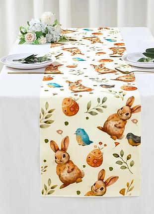 Дорожка ранер на стол "willow" 33*183 см