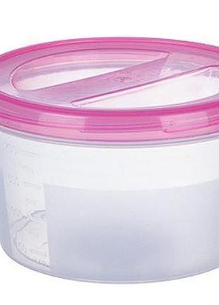 Контейнер пищевой круглый с резьбой 700 мл