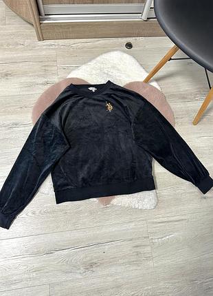 Велюровий світшот від u.s. polo assn.
