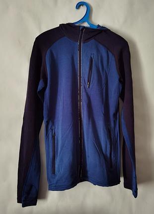 Кофта icebreaker quantum ls zip hood men