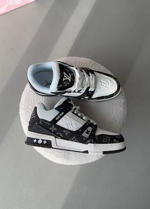 Кроссовки loui vuitto trainer sneaker white / black