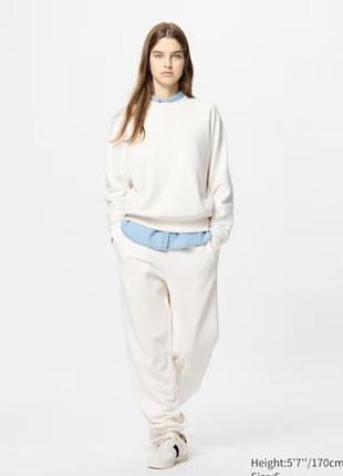 Спортивнi штани uniqlo бiлi sweat joggers