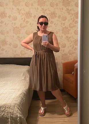 Платье из шелка