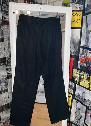 Широкие льняные брюки next, размер xxs, xs