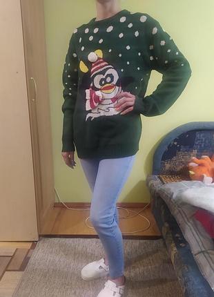 Мужской свитер новогодний