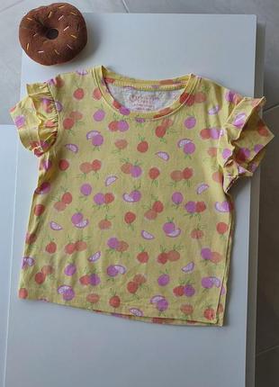 🌸 милая футболка primark коттон на 5-6 лет