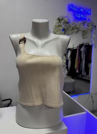Стильний бежевий топ missguided