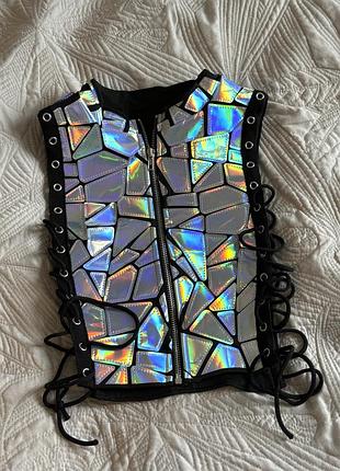 Яскрава жилетка для вечірок