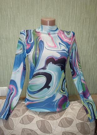 Кофточка сетка, можно на купальник 🪻