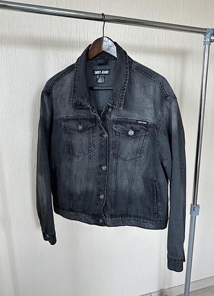 Джинсова  куртка dkny jeans, курточка, джинсовка, джинсовка свободный крой