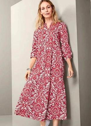 Women essentials by tchibo  платье макси из органического хлопка /12473/