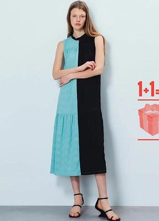 Міді сукня color block sfera xl