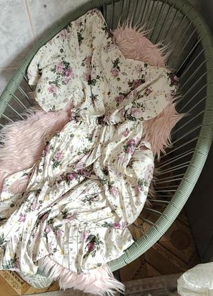 Медное платье на одно плечо shein