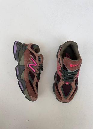 Кросівки new balance 9060 burgundy pink
