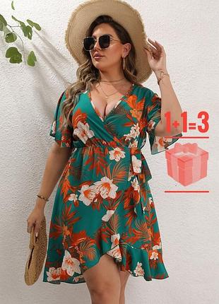 Сукня в квітковий принт shein xl