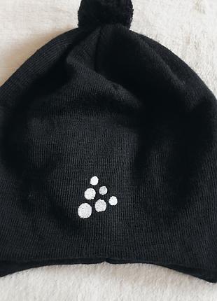 Craft windstopper шапка із суміші вовни з вітронепродувною мембраною4 фото