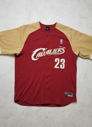 Баскетбольна футболка vintage nike cleveland cavaliers lebron james jersey button down shirt