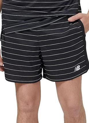 Спортивные полосатые шорты с логотипом ✨new balance ✨ шорты для занятий спортом с карманами
