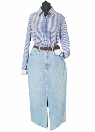 Стильна трендова джинсова спідниця mango