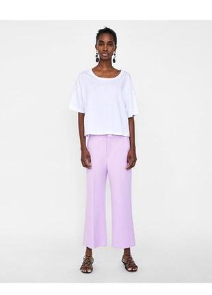 Брюки женские укороченные zara s-m