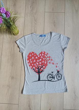 Хлопковая женская футболка